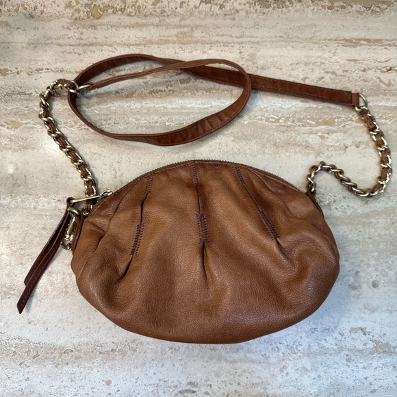 Botkier Cognac Leather Cross Body Bag - Picture 3 of 4